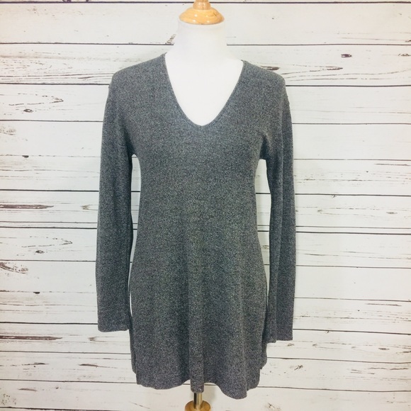 Zara Tops - {ZARA TRAFALUC} Fall Grey Side Split Tunic Top